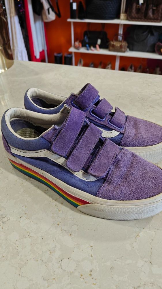 PURPLE VANS SNEAKERS