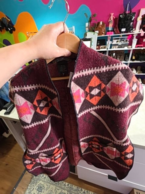 MAISON SCOTHC WOOL PONCHO