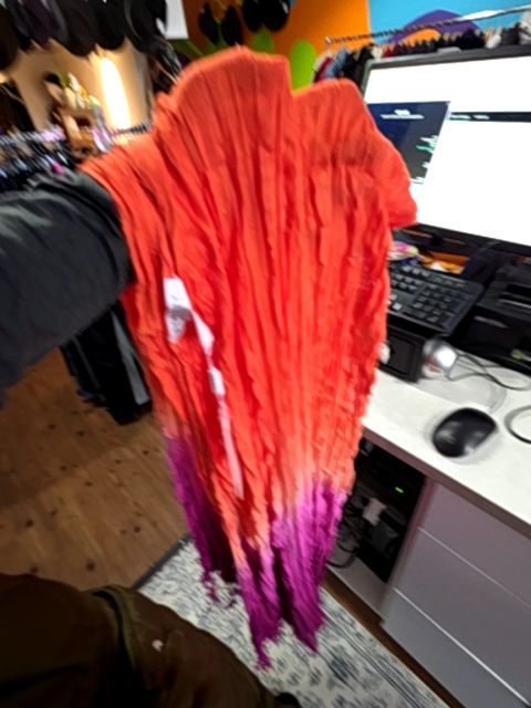 SEAFOLLY AUSTRALIA PINK AND ORANGE SCARF