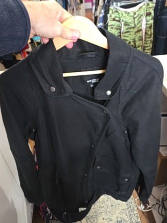 BLACK WILFRED FREE MOTO JACKET