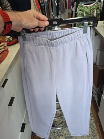 LAVENDER PAPER LABEL JOGGERS