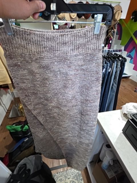 MOTH KNITTED SKIRT, COTTON BLEND