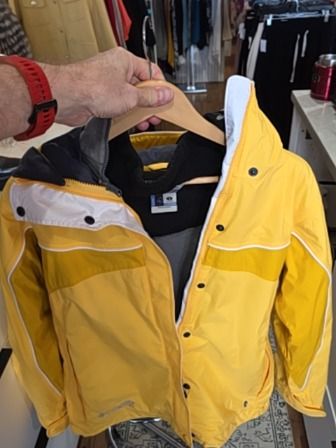 YELLOW COLUMBIADOUBLE LINED WINTER JACKET