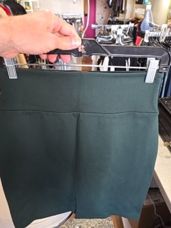 GREEN BABATON stretch midi skirt BNWT