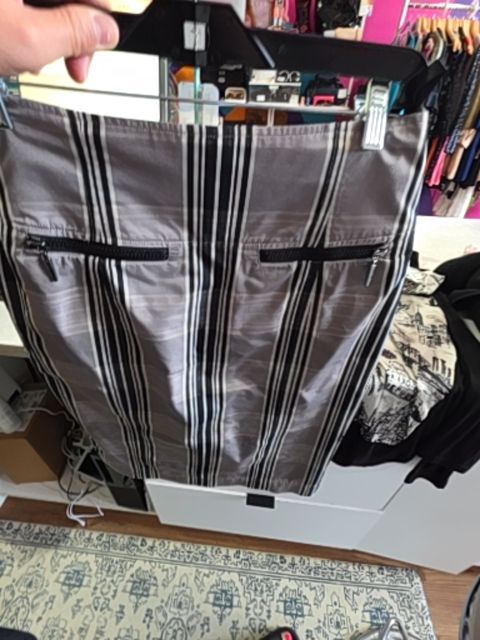 AIRFIELD SKIRT GREY PLAID