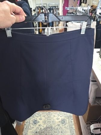 NAVY J CREW MINI SKIRT