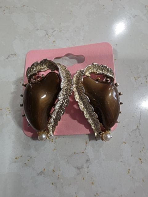 CORO EARRINGS BRONZE
